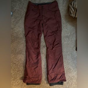 Dakine Women’s Maroon/Wine-Red Snow Pants - Medium